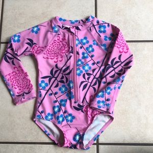 Tea Collection swim suit rashguard toddler girl
